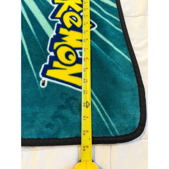 Pokemon Pikachu Character Fleece Throw Blanket 39 x 51 Nintendo Kids Gaming - Picture 7 of 14